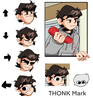 THONK Mark emote (transition)
